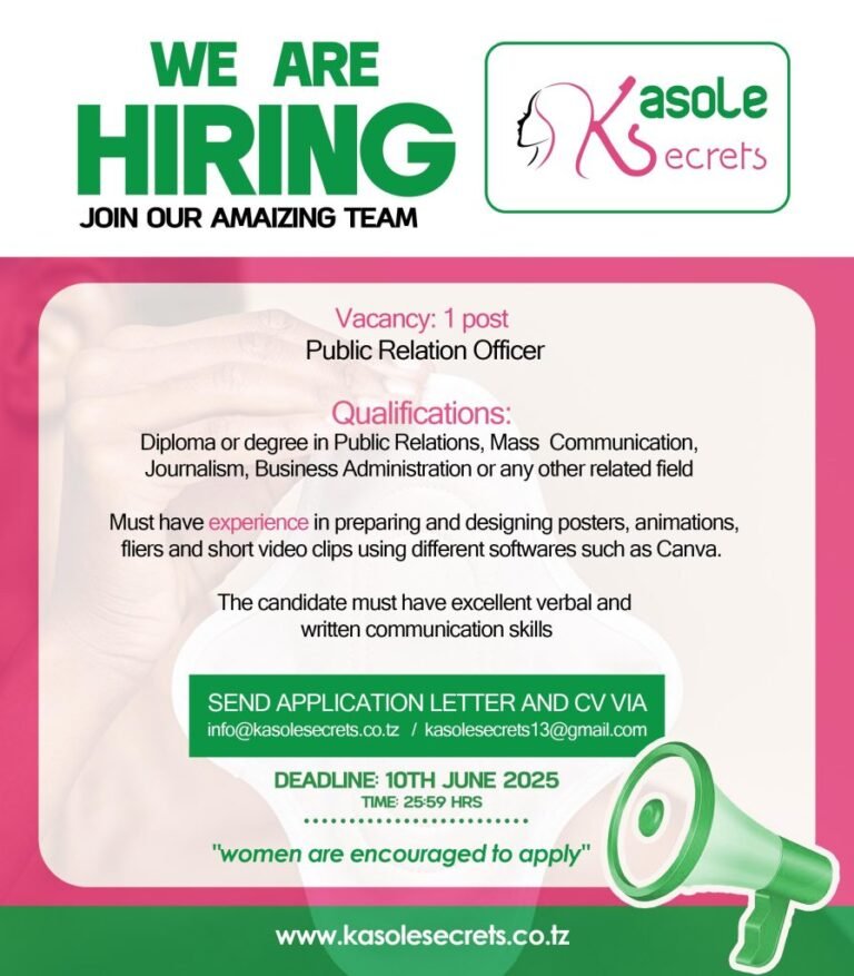 Public Relation Officer at Kasole Sec