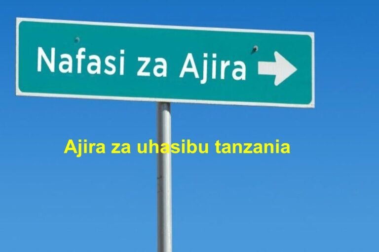 Nafasi za Kazi za Benki, Uchumi na Huduma za Fedha Tanzania (2025)